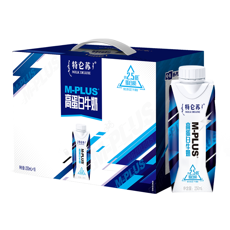 价格实惠，品质有保障——蒙牛特仑苏M-PLUS高蛋白牛奶
