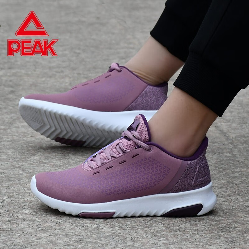 peak /匹克女鞋运动鞋秋冬季时尚百搭跑步鞋学生革面防水休闲舒适慢跑
