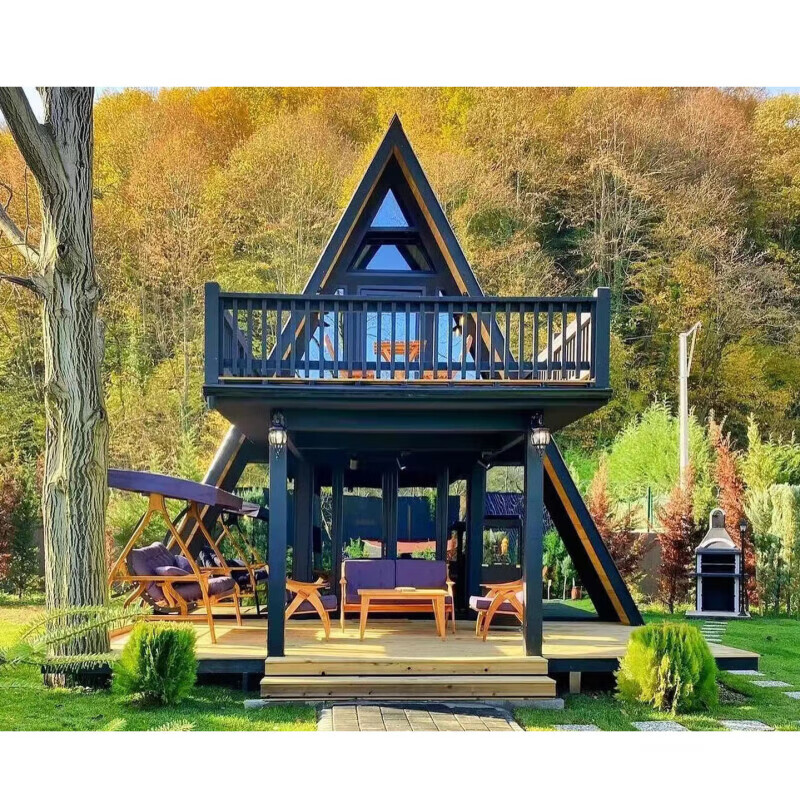 小米石集装箱移动房户外木屋防腐木凉亭别墅三角屋太空舱 定制 空舱