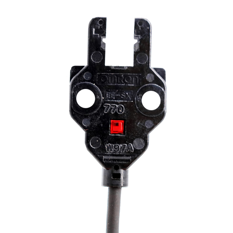欧姆龙(OMRON)微型光电开关 凹槽型传感器 EE-SX77 5-24VDC 检测5mm 线长2米 EE-SX770