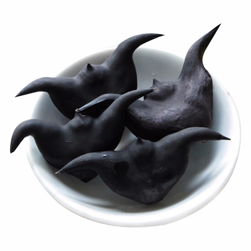 青尊园湖北洪湖新鲜老菱角粉糯莲角大黑菱角凌角带壳嫩牛角棱角健康轻