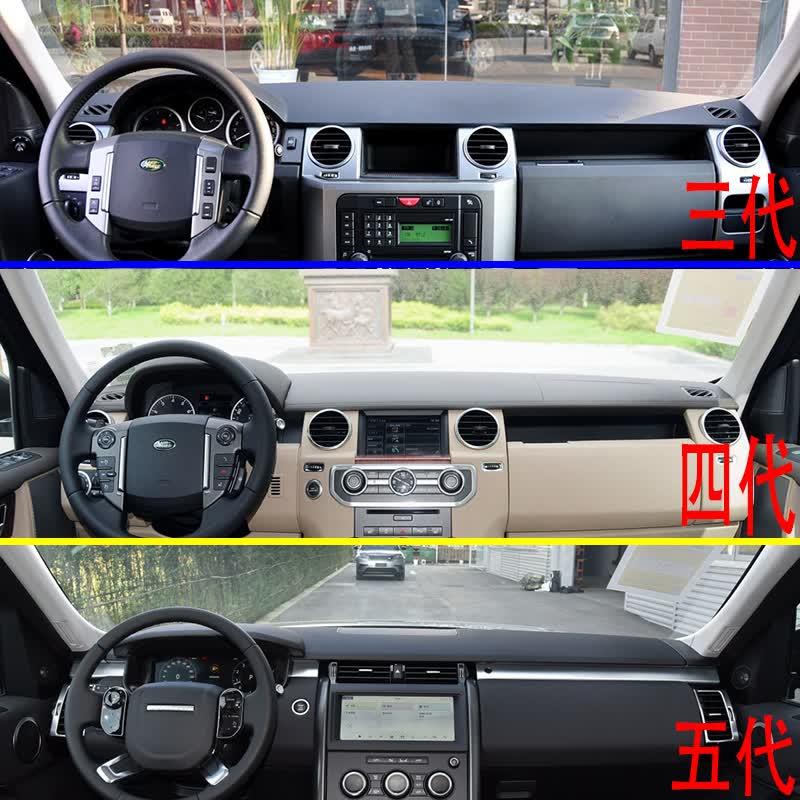 路虎发现3/4/5代仪表台避光垫操作台内饰改装中控盘防晒隔热遮阳 旺臣