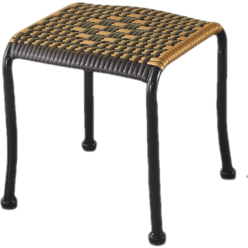 黎尧藤编凳子家用编织椅子小板凳换鞋凳塑料矮凳方凳创意餐凳 升级款加固加厚矮凳30cm 【两张发货】