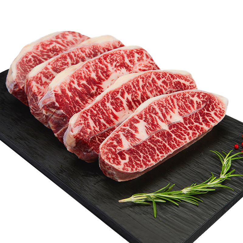 拍3件 小试牛 澳洲和牛m5级雪花板腱牛排 厚切牡蛎牛扒进口谷饲儿童