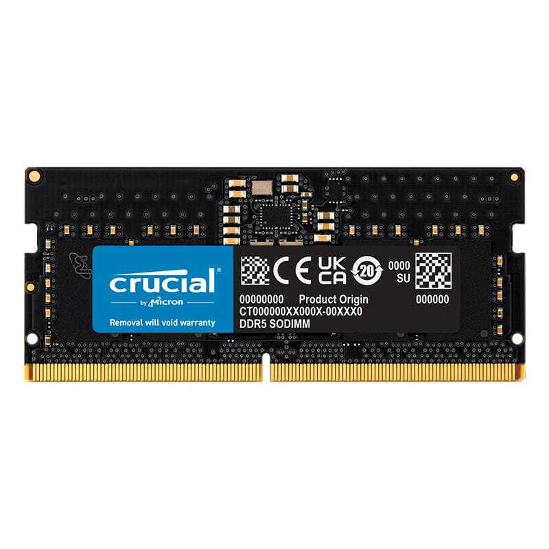 英睿达（Crucial）16GB DDR5 5200频率 笔记本内存条