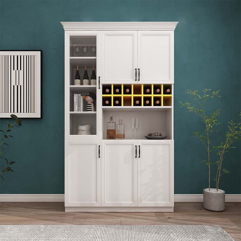 梦麦斯 简欧餐边柜大容量酒柜储物柜1290*420*2075可定制db-8014