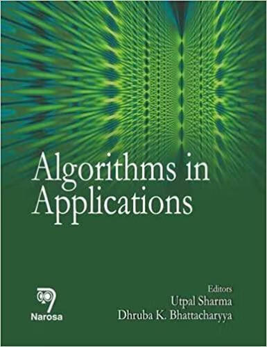 预订algorithms in applications