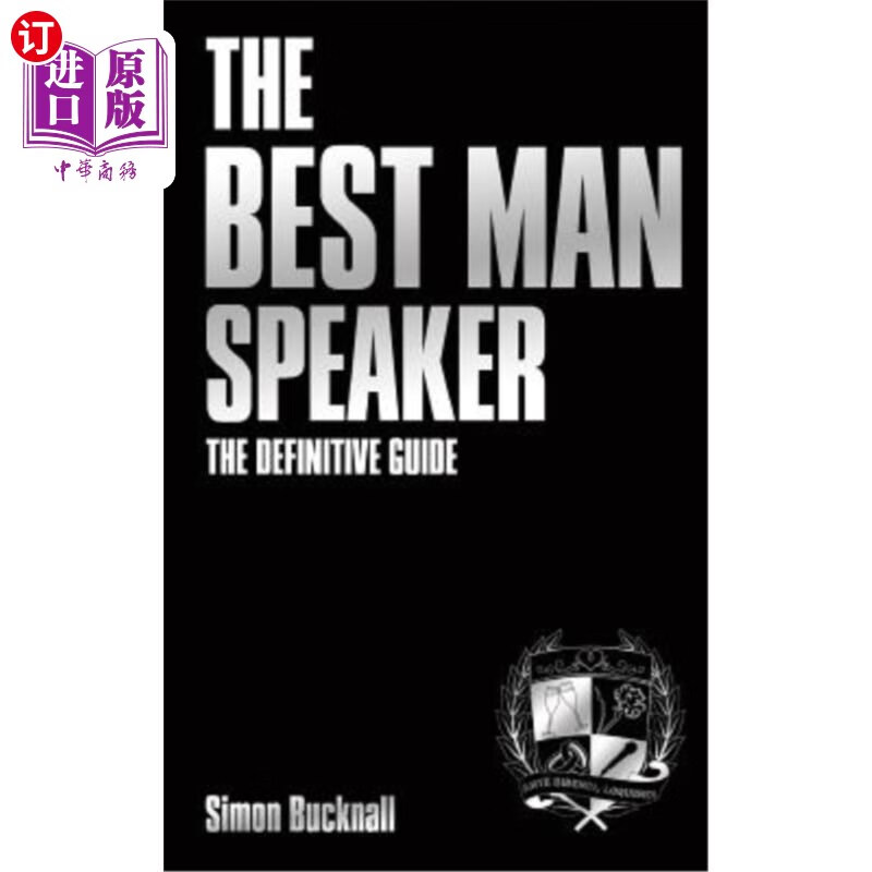 海外直订the best man speaker: the definitive guide to the best