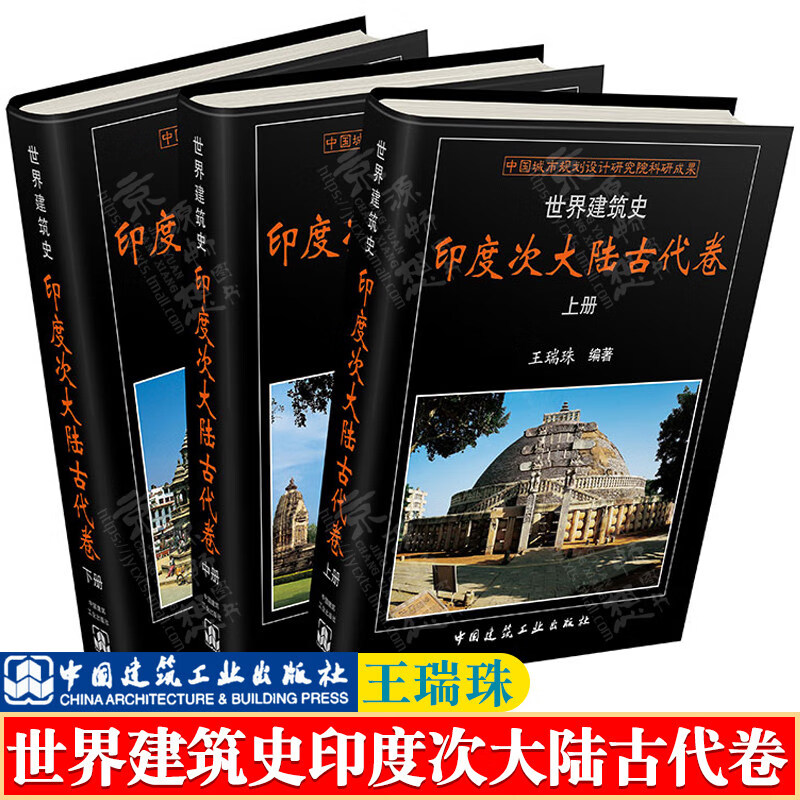 世界建筑史 印度次大陆古代卷 王瑞珠 印度次大陆古代建筑布局建筑材料建造工艺 装饰装修古典建筑特点