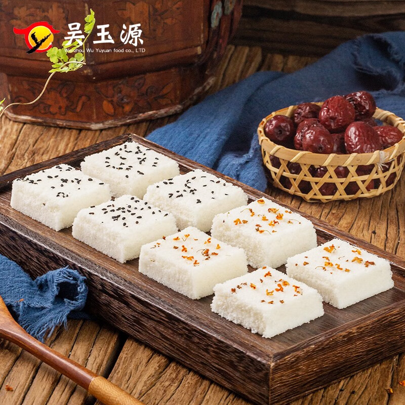 特产桂花蒸糕网红糕点手工休闲零食健康小吃美食芝麻糕 桂花蒸糕1000g