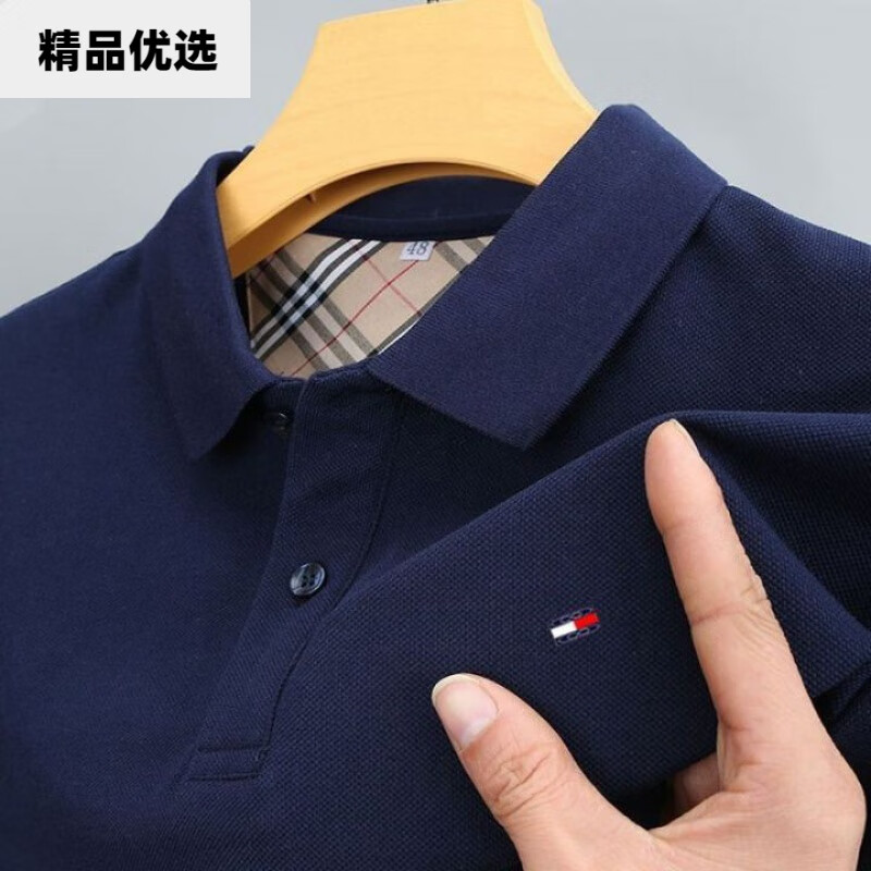 capital kiss美国湯米短袖t恤男士t恤25翻领polo上衣衫时尚休闲半袖男