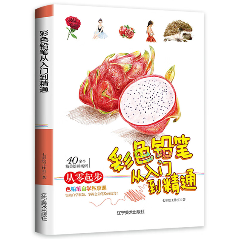 彩色铅笔从入门到精通 彩铅技法教程 零基础彩铅教程 色铅笔绘制技法