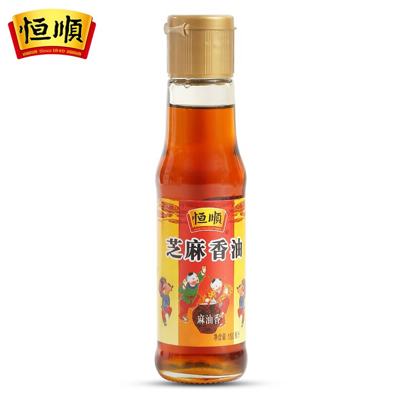 玉泉韵 纯正芝麻香油150ml小磨麻油 芝麻油香麻油 150ml*1瓶