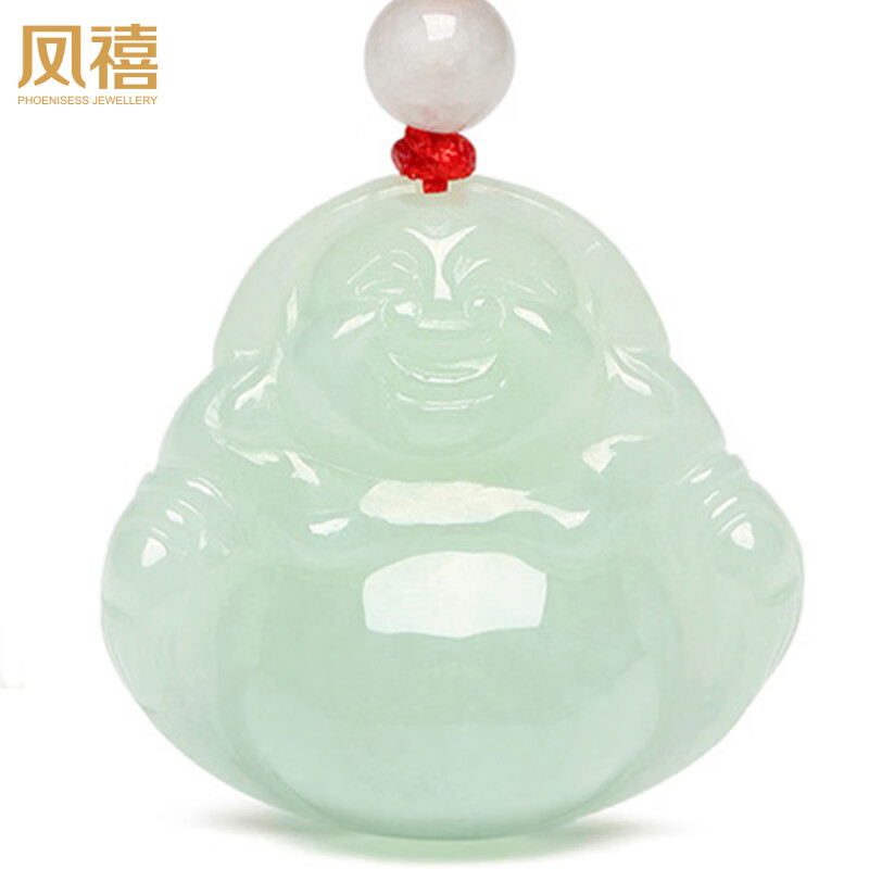 凤禧珠宝翡翠玉佛吊坠弥勒佛公玉坠女款玉石项链生日节日礼物使用感如何?