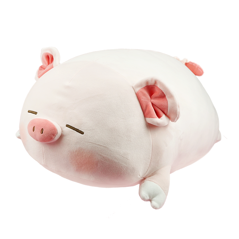 名创优品miniso小猪bbo系列趴姿毛绒玩偶公仔抱枕猪午睡枕生日礼物