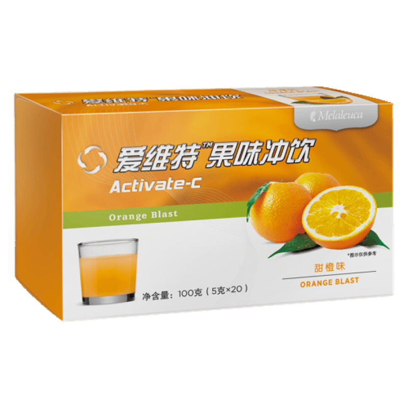 康创优品爱维特果味冲饮甜橙味荔枝味固体饮料生活馆 桔色 甜橙味