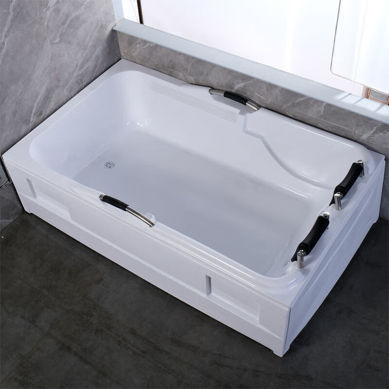 冲浪浴缸双人按摩加热亚克力大酒店成人家用加厚保温 空缸左群 1.6米