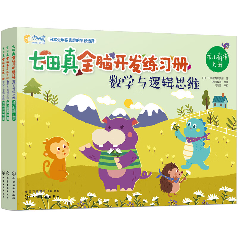 练习册 数学与逻辑思维 幼小衔接 共3册 宝宝早教启蒙认知思维训练