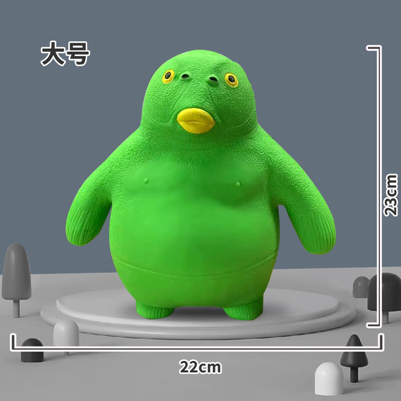 优猎绿头鱼解压捏捏乐绿头怪鱼头怪减压神器王总大猩猩创意发泄小玩具