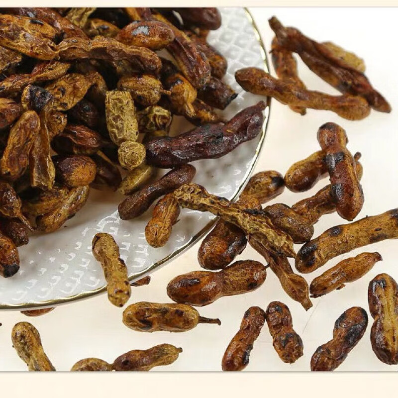 纯槐角熟槐豆250g中药材 新货槐实 槐子 槐连豆 500g