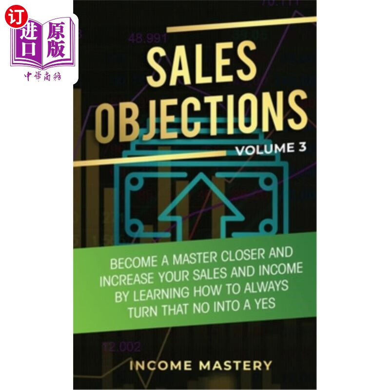 海外直订sales objections: become a master closer and increase