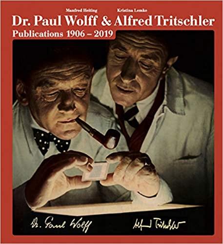 paul wolff & alfred tritschler: publications