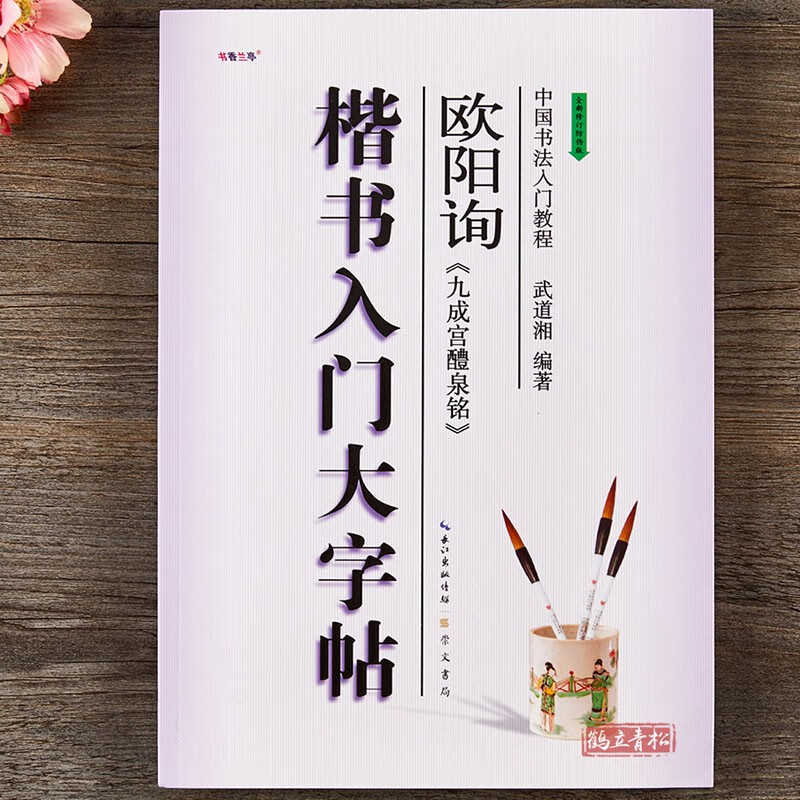 正版包邮 欧阳询九成宫醴泉铭九成宫碑 楷书入门大字帖 中国书法入门教程 武道湘 著欧体临摹练习教材基本笔画部首结构笔画