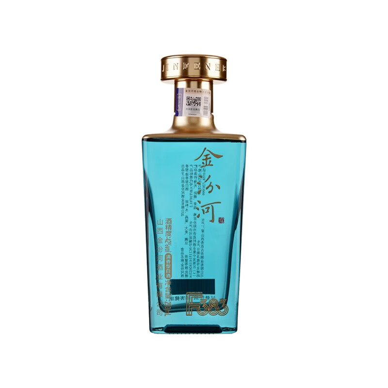 [酒厂自营]金汾河 清香型山西高度白酒f383 500ml 53度礼盒装 杏花村