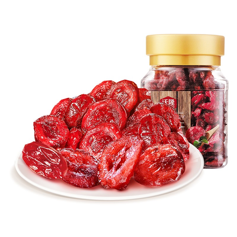 沃隆 蔓越莓干180g/罐休闲食品办公室健康营养零食小吃烘焙材料果脯 蔓越莓180g