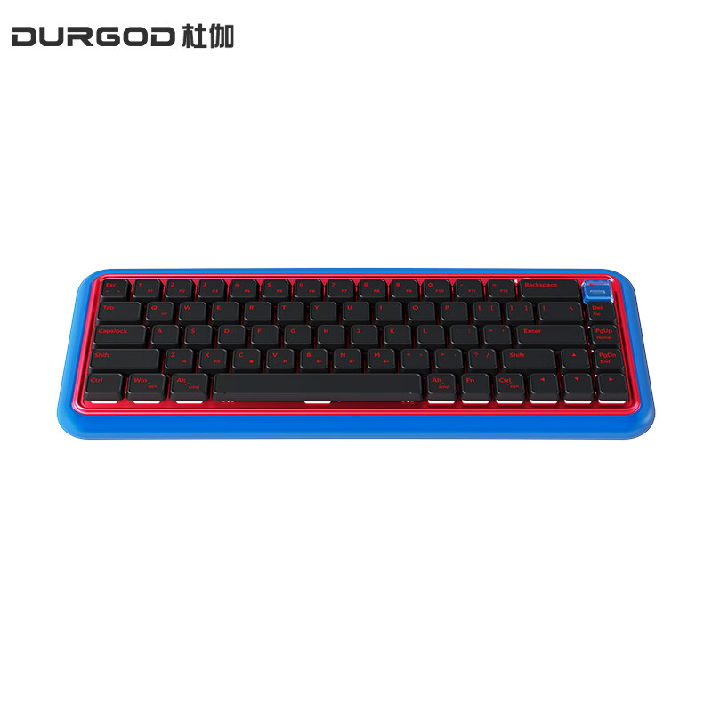 DURGOD杜伽S230正青春气垫泡泡机械键盘矮轴67键办公无线蓝牙双模男女生高颜值生日礼物 正青春-多巴胺无光