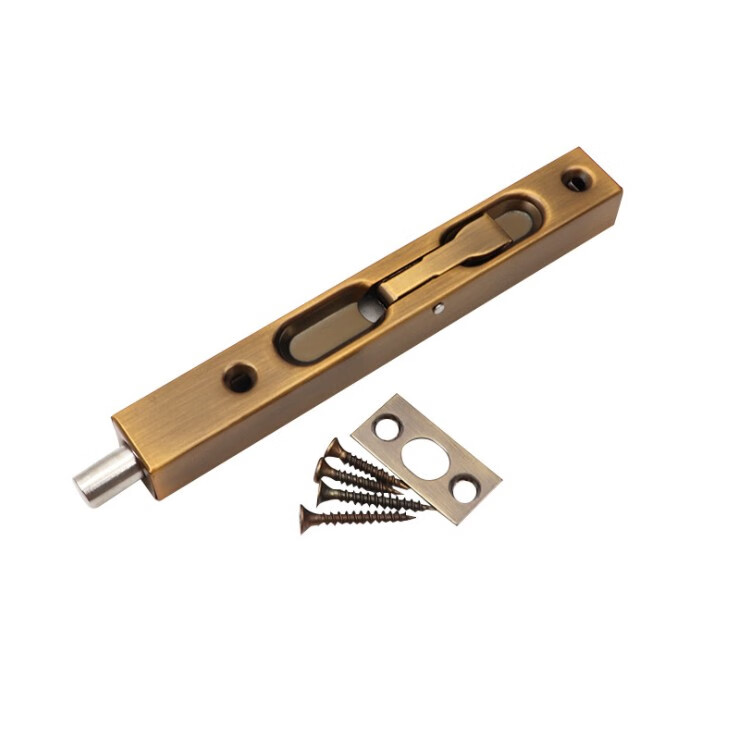 cpyoog加长暗插销304不锈钢天地插双开大门隐形子母门木门防盗门栓插1