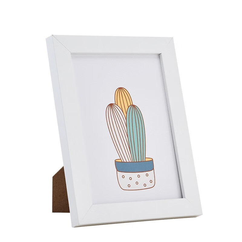 京辉黄相框摆台挂墙实木质相框简约风桌面摆件摆台照片相片框diy照片