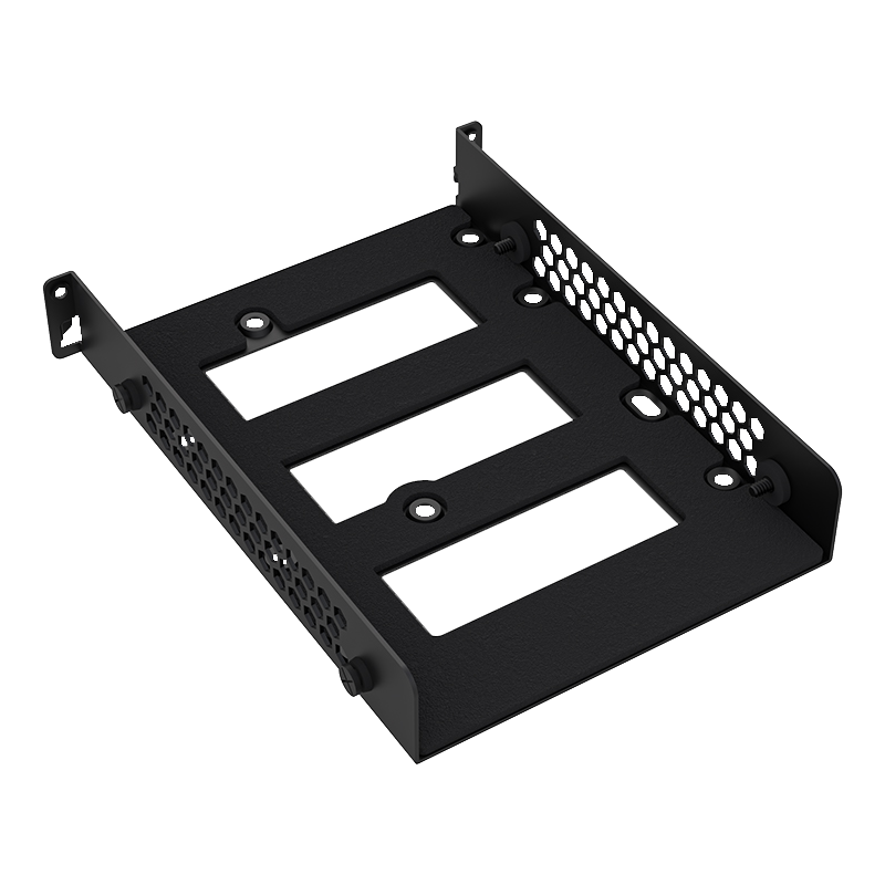 aigo 爱国者 M2 PRO机箱专用硬盘拓展支架  黑色  2.5英寸SSD固态 3.5英寸HDD机械硬盘托架支架