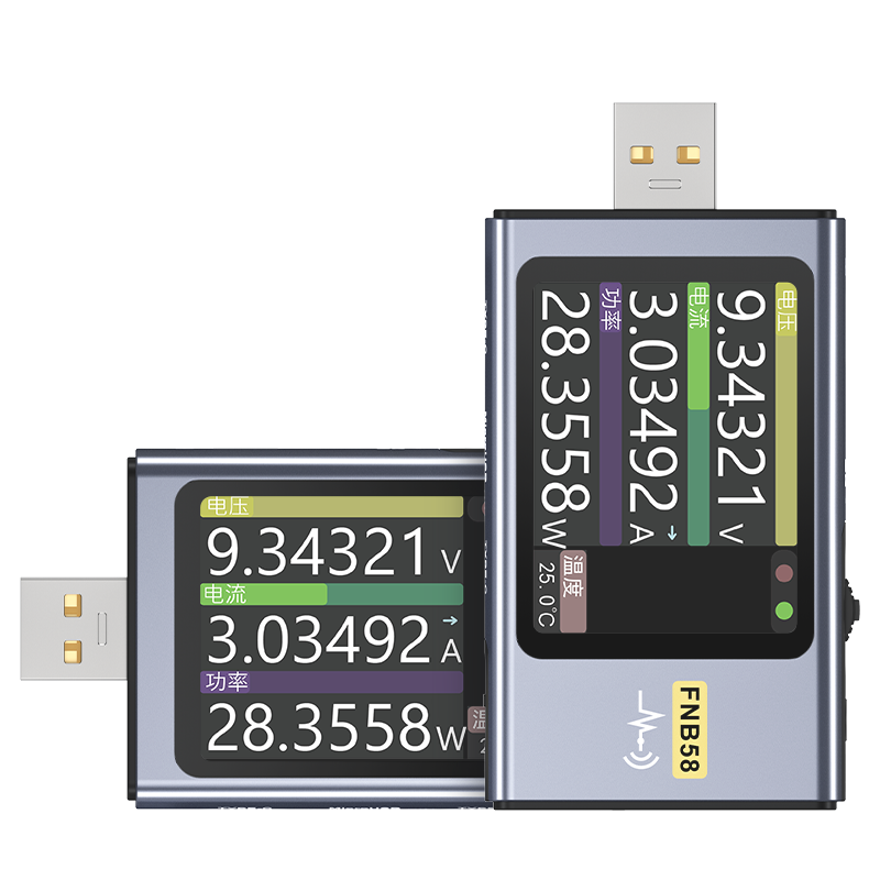 FNIRSI -FNB58 USB��ѹ������Type-C�๦�ܿ�������QC/PD��ƭ�� ������