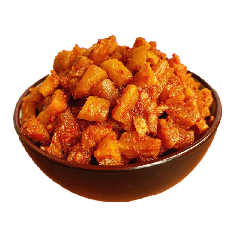 哺食旺农家自制麻辣萝卜干下饭菜红油萝卜丁咸菜五香嘎嘣脆四川特产