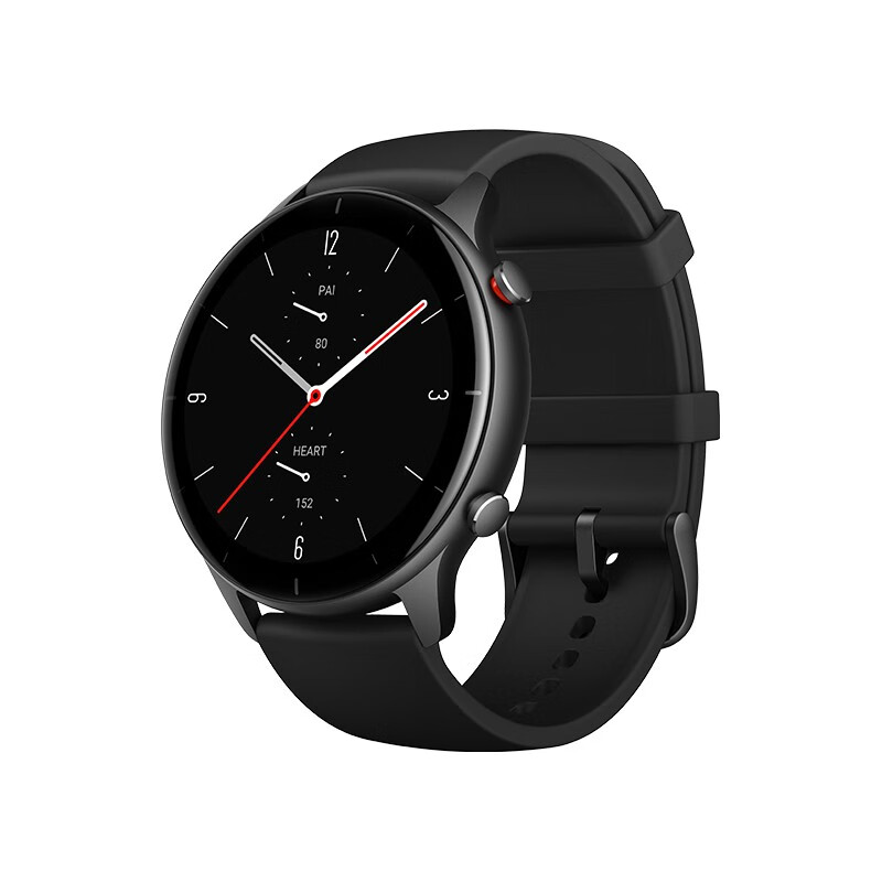 Amazfit GTR 2e 曜石黑 24天超长续航 90种运动模式  50米防水 心率监测 时尚智能运动手表男女华米科技出品