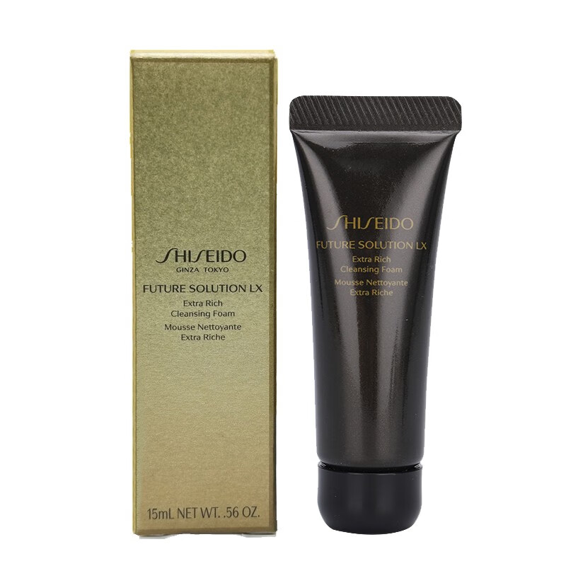 资生堂(shiseido)女士洗面奶 时光琉璃洁面乳15ml小样