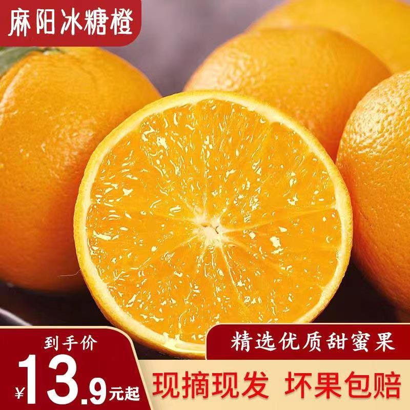 【速发现货】绿斌 麻阳冰糖橙湖南甜橙子当季新鲜水果3/5/9整箱 3斤精品果