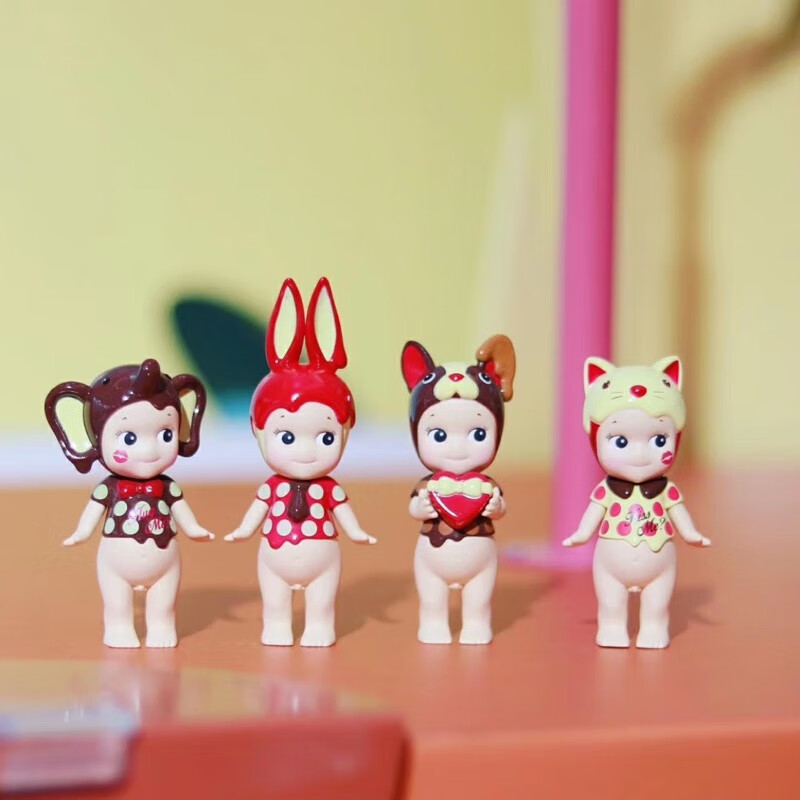 利瑞芬sonny angel情人节盲盒公仔娃娃礼盒2022限量礼物sa兔子法斗 四