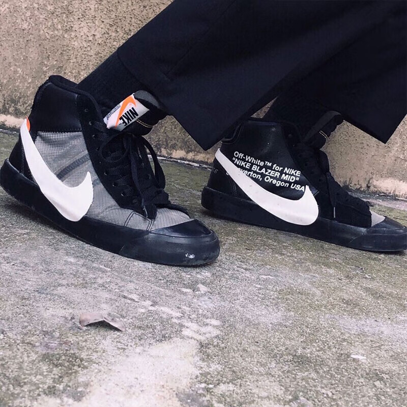 耐克(nike)男女鞋新款blazer  mid   联名the ten万圣节休闲鞋 aa3832