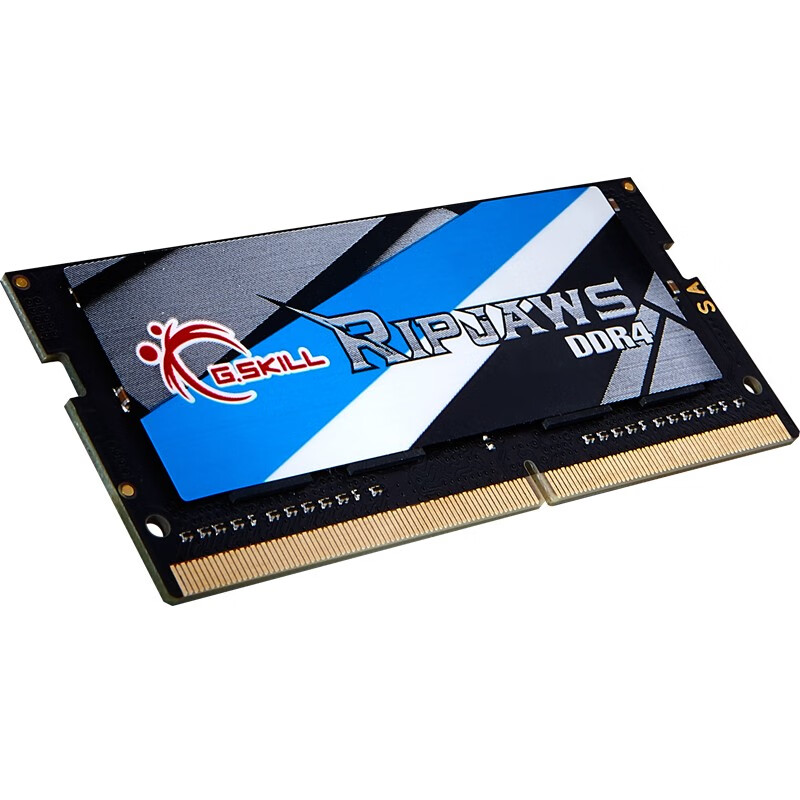 芝奇（G.SKILL）16GB DDR4 3200频率 高性能笔记本内存条 Ripjaws/冰暴蓝