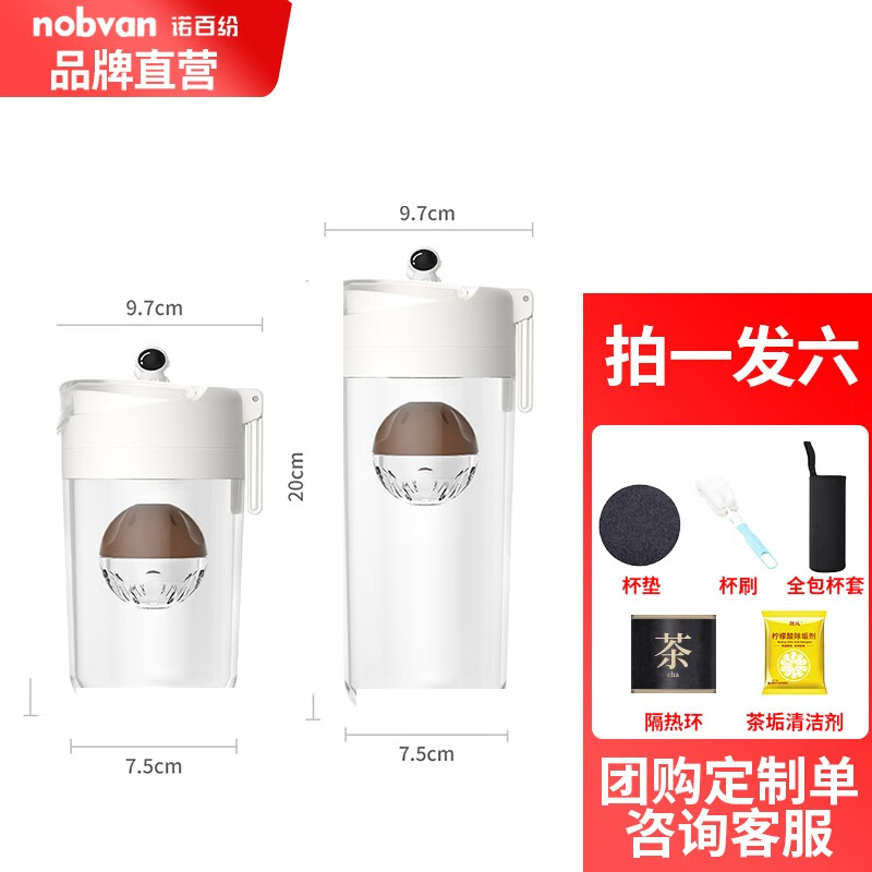 诺百纷四代卡通魔力球tritan塑料随手杯磁弹泡茶高颜值便携水杯茶水分离 白色-宇航员 T3311-520ml属于什么档次？