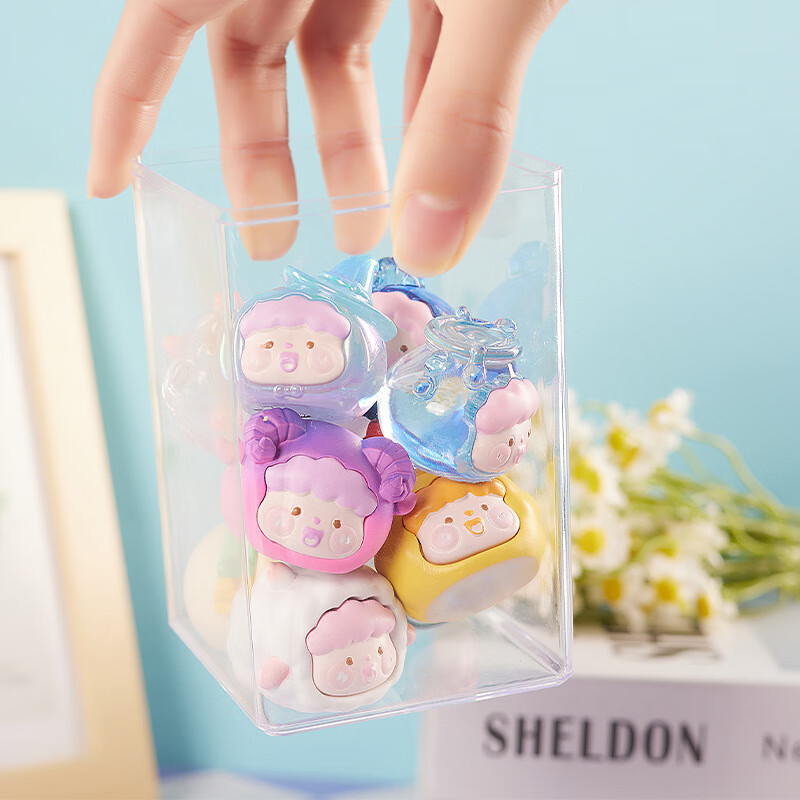 十二生肖之小奶芙萌粒盲袋萌趣少女心迷你盲盒潮玩可爱公仔 十二星座