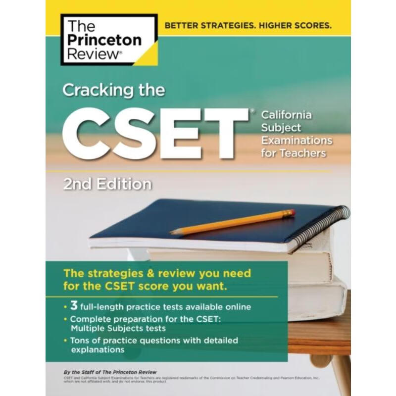 预订cracking the cset (california subject examinations for