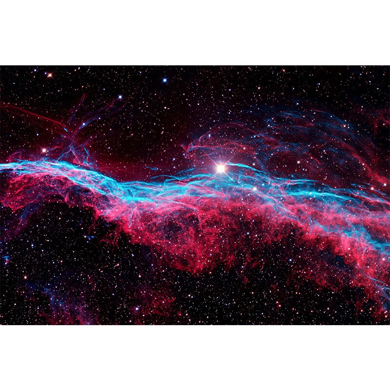宇宙星空太空银河系大海报图片墙贴儿童房客厅装饰画挂画贴画自粘