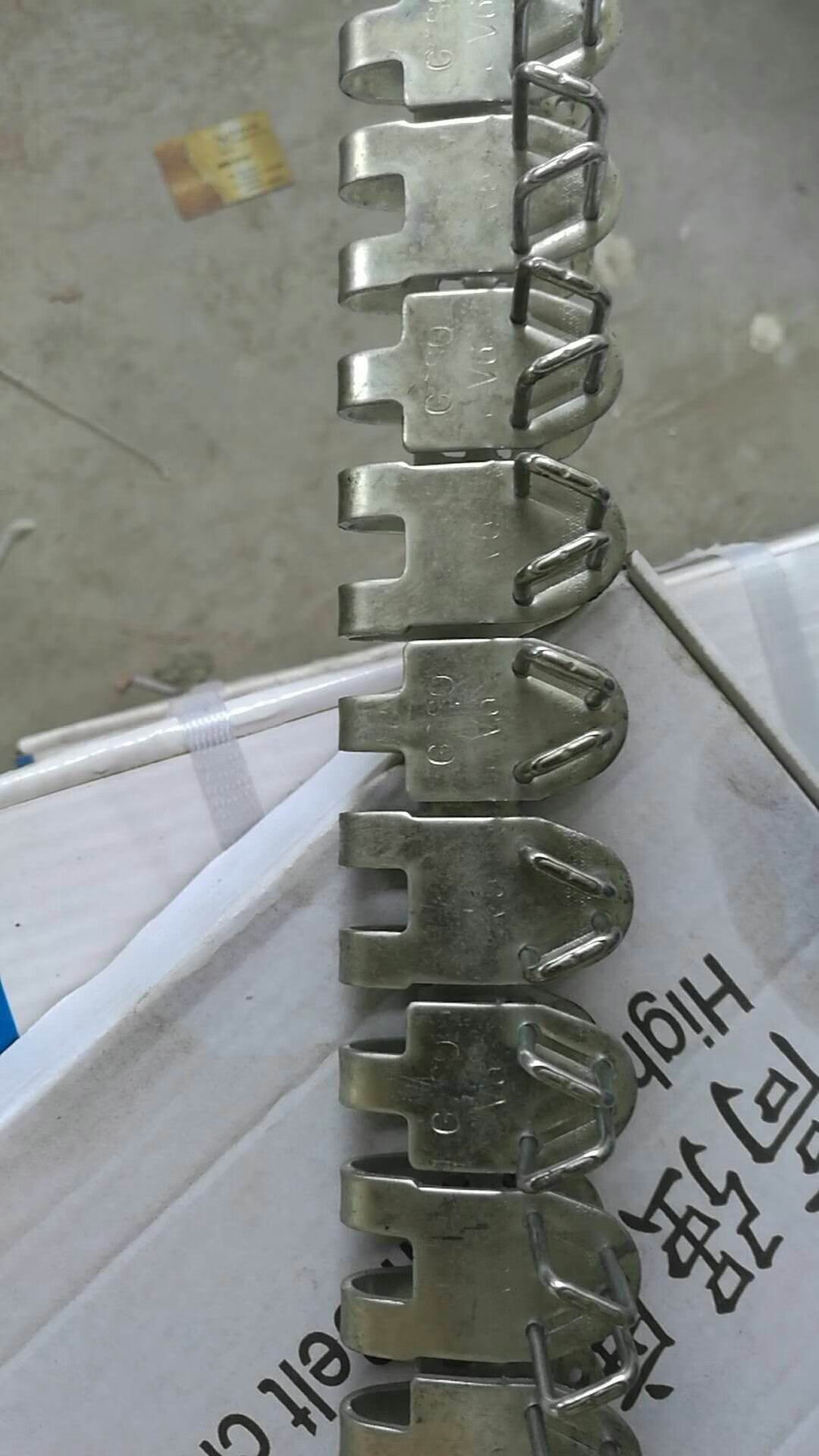 喜普输送带皮带扣传送带接头卡子工业皮带扣手工锤砸狼牙扣输送机配件