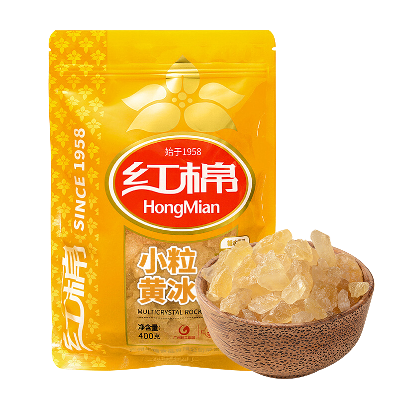 红棉 小粒黄冰糖 400g