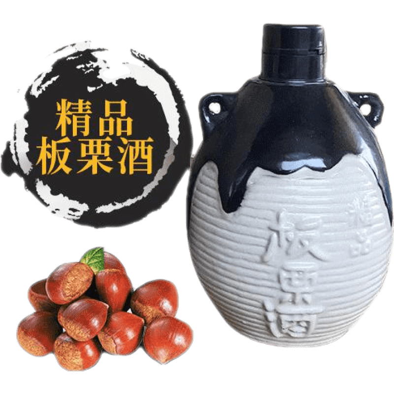 景忠山迁西板栗酒（栗酒天下）52度正宗板栗酒河北唐山特产酒 咖啡色装栗酒天下52度1瓶 500ml/瓶
