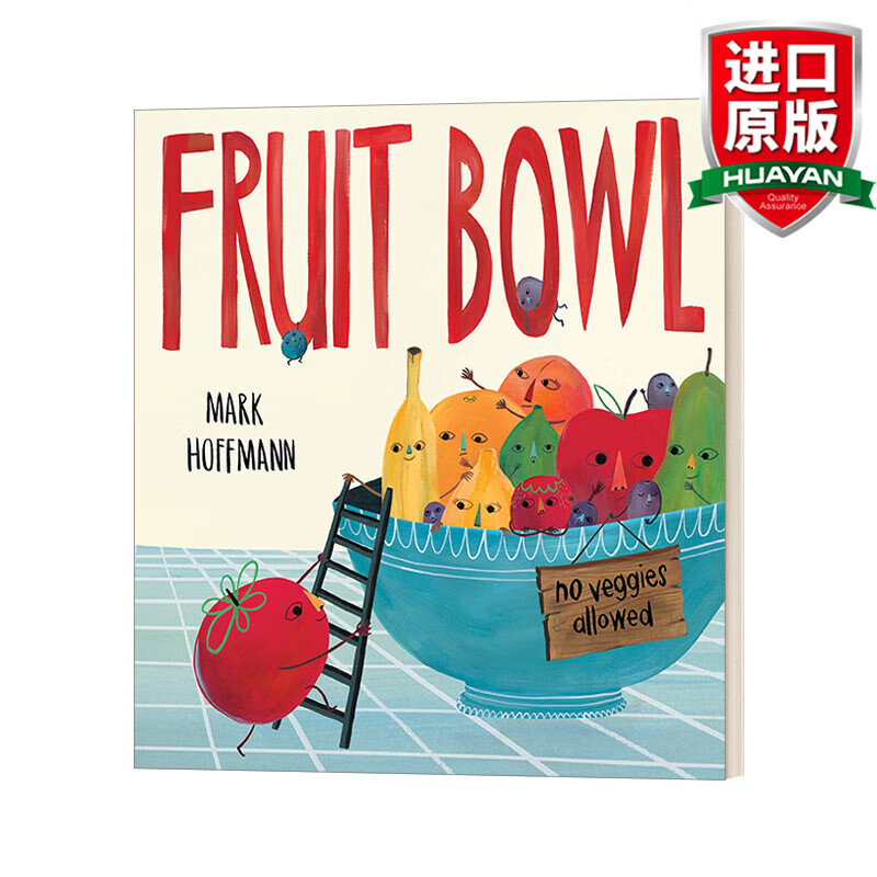 Fruit Bowl 英文原版 水果盘 农产品知识 益智文字游戏 儿童绘本 3-7岁 精装 英文版 进口英语原版书籍