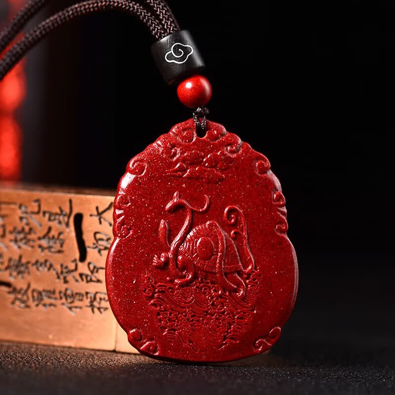 静晶阁道家朱砂玄天上帝吊坠真武大帝玄武祖师随身护身符挂件女项链